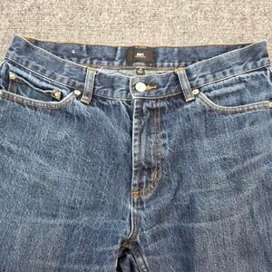OBEY Worldwide New Threat Mens Jeans Size 33‎ Distressed Denim Blue Y2K